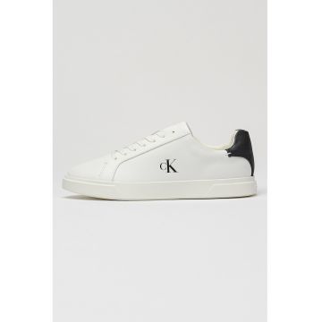 Pantofi sport low-cut de piele Pro Cup - Negru/Alb murdar