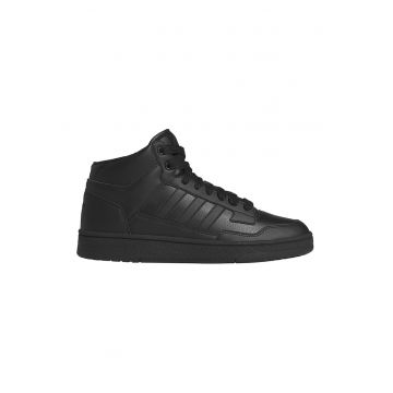 Pantofi sport mid-cut din piele ecologica Rapid Court - Negru/Gri