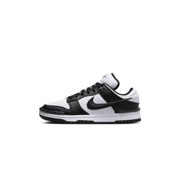 Pantofi sport -  W Nike Dunk Low Twist - Piele naturala - Alb - Negru