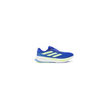 Pantofi textili de alergare cu print logofwqfwq - Albastru