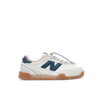 Tenisi barbati  piele naturala - alb -