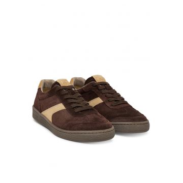 Tenisi barbati  piele naturala - maro - Maro