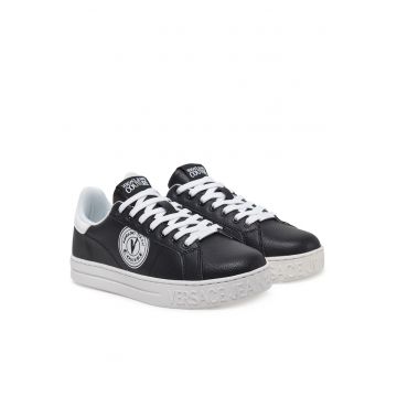 Tenisi barbati -  piele naturala - negru - 78YA3SK1