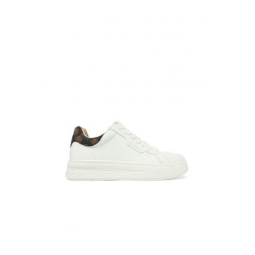 Pantofi sport dama -  WHIBR FLPWIN FAL12 - alb - piele naturala -