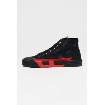 Pantofi sport S-D-Verse inalti cu aspect uzat - Rosu/Negru