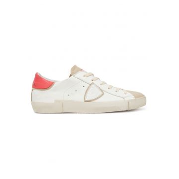 Tenisi dama  A009783 - piele naturala - alb/bej