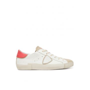 Tenisi dama  A009783 - piele naturala - alb/bej