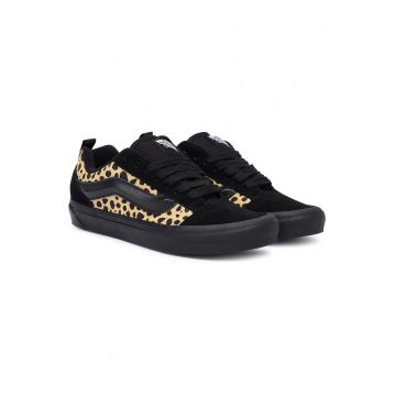 Tenisi dama  Knu Skool - VN000D6ZEZ - piele naturala - negru