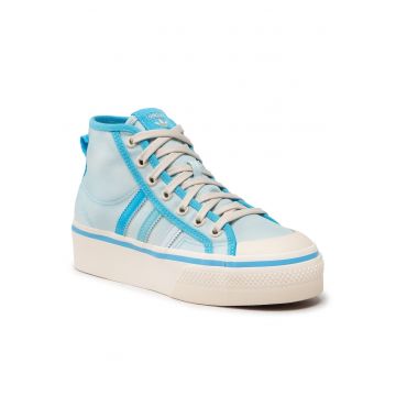Tenisi dama -  Nizza Platform Mid G - tesatura - Albastru