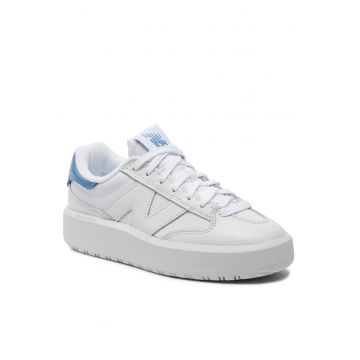 Tenisi dama -  piele naturala - albastru/alb