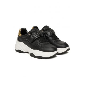 Tenisi pentru dama  BLKGO FLFHNN ELE12 - piele ecologica - negru