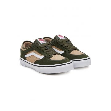 Tenisi unisex  Grape Leaf - piele naturala - bej-kaki