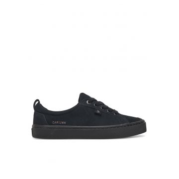 Tenisi unisex  piele naturala - negru