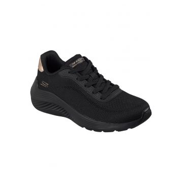 Pantofi dama sport BOBS SQUAD WAVES CURRENT LOOK 117679 - Negru