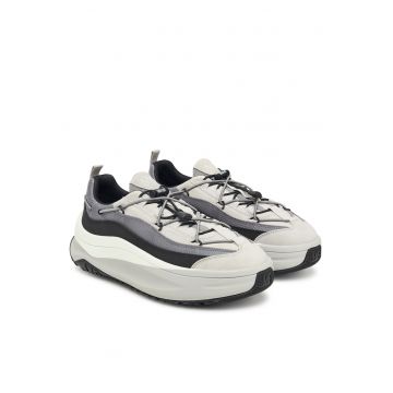 Pantofi sport barbati  Gri - piele naturala - model H006