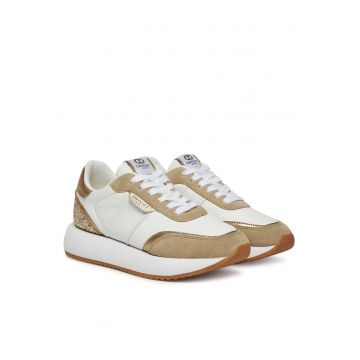 Pantofi sport dama -  251TCP022 - alb/maro