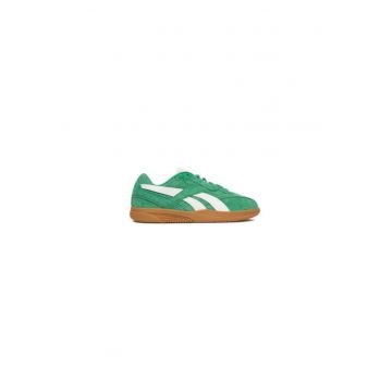 Pantofi sport dama  EO-HAMMER STREET - verde - piele naturala - sireturi