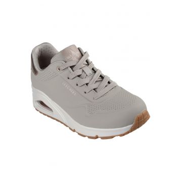 Pantofi sport wedge Uno - Golden Air - Maro taupe