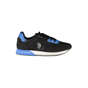 Sneakers barbati - Negru - 23749 - Negru