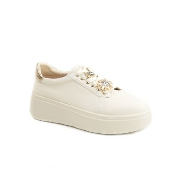 Sneakers dama W1W160018B 97 N - Bej