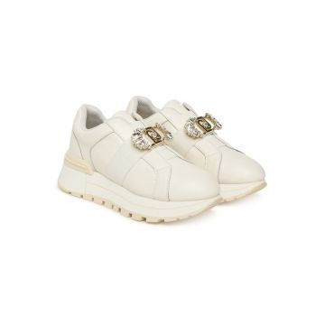 Tenisi dama  Milk S1400 - piele naturala - alb