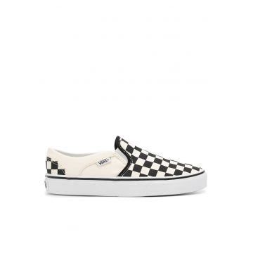 Tenisi dama -  textil - negru/alb -