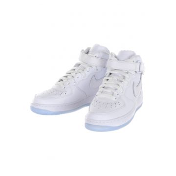 Pantofi sport barbati  piele naturala/textil - alb/albastru -
