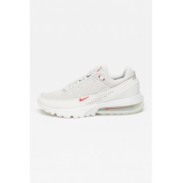 Pantofi sport low-cut cu segmente de plasa Air Max Pulse - Rosu/Gri deschis