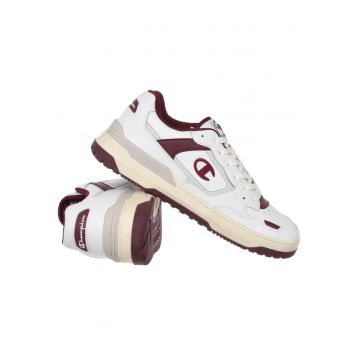 Tenisi barbati -  Z89 LOW S22099-WW008 - Burgundy/Alb - Deget Rotund - Pe Tot Parcursul Anului - Confortabil - Stil Casual - Crem