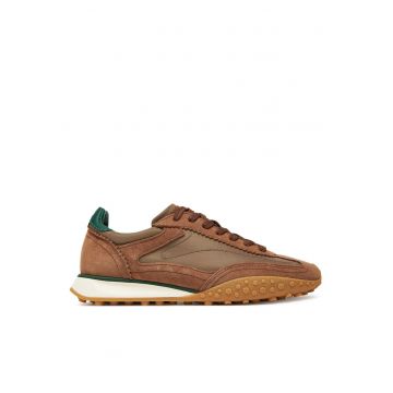 Tenisi dama -  piele naturala - maro/verde -