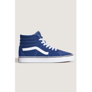Tenisi mig-high cu model unisex SK8-Hi - Alb/Albastru inchis