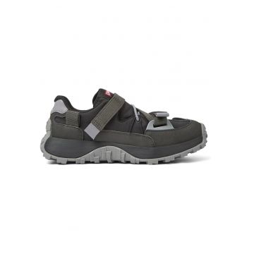 Campe - Pantofi sport cu inchidere velcro Drift Trail - Negru/Gri