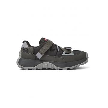 Campe - Pantofi sport cu inchidere velcro Drift Trail - Negru/Gri