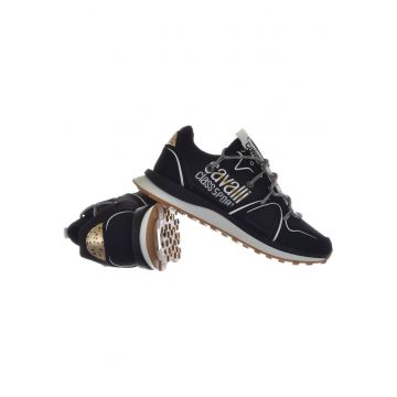 Pantofi sport cu logo contrastant