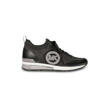 Pantofi sport cu strasuri Valoria - Gri inchis