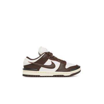 Pantofi sport dama - DZ2794 -  Piele naturala - 36.5 EU - Alb/Maro - Alb/Maro