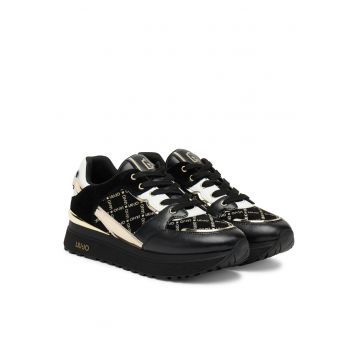 Pantofi sport dama -  Maxi Wonder 91 BF500 - piele naturala - negru