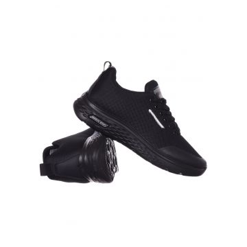 Pantofi sport dama -  Poppins material textil - Negru