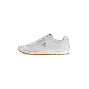 Pantofi sport low-cut din piele - Alb murdar