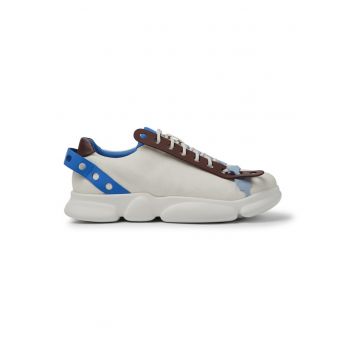 Pantofi sport low-cut Karst Twins - Alb/Visiniu/Albastru