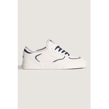 Pantofi sport Rowley Classic din piele intoarsa cu model unisex - Albastru ultramarin/Bej deschis