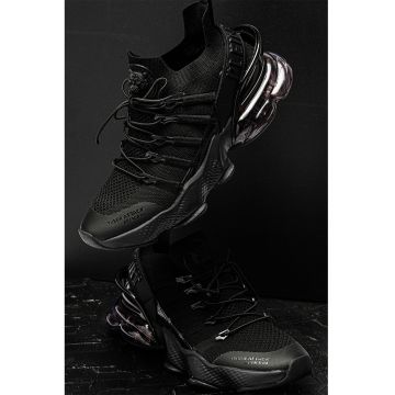 Pantofi sport slip-on din material textil Tiger Attack//Gen.X.04 - Negru