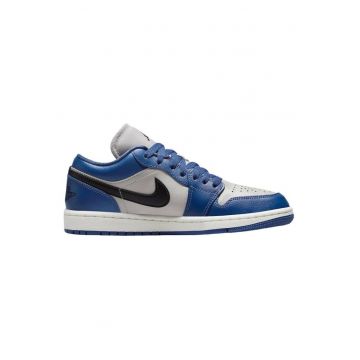 Tenisi  Air Jordan 1 Low DC0774-402 - piele naturala - Albastru/Alb - 38.5EU
