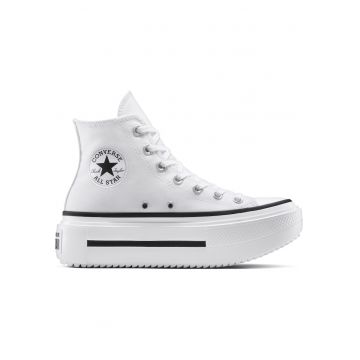 Tenisi All Star Lift Double Stack flatform - Alb