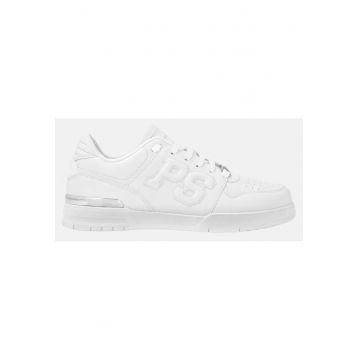 Tenisi barbati  alb - piele ecologica - model White 01 Viper I