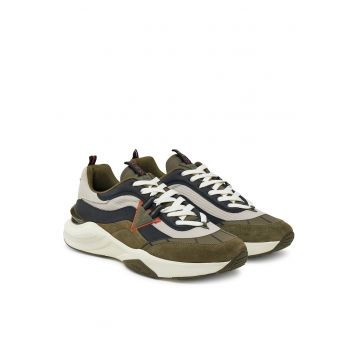 Tenisi barbati  multicolor - piele ecologica