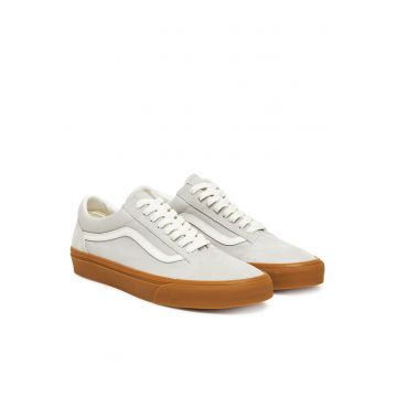 Tenisi barbati  Old Skool - piele naturala - gri