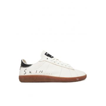 Tenisi dama  8Z0112/L150-FG37 - piele naturala - alb/maro