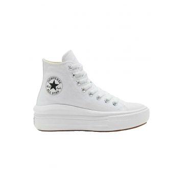 Tenisi sport -  Chuck Taylor All Star Move - Textil/Cauciuc - Alb - Alb