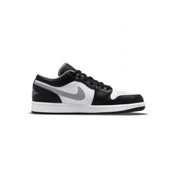 Pantofi sport barbati  AIR JORDAN 1 LOW - Piele ecologica - Negru - Negru
